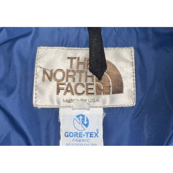 VTG The North Face Women’s Blue Full Zip Hooded Gore-Tex Jacket Size Large USA - Picture 3 of 5